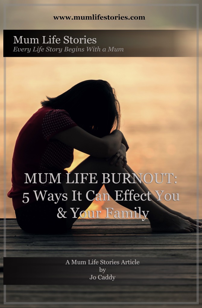 mum life burnout article cover