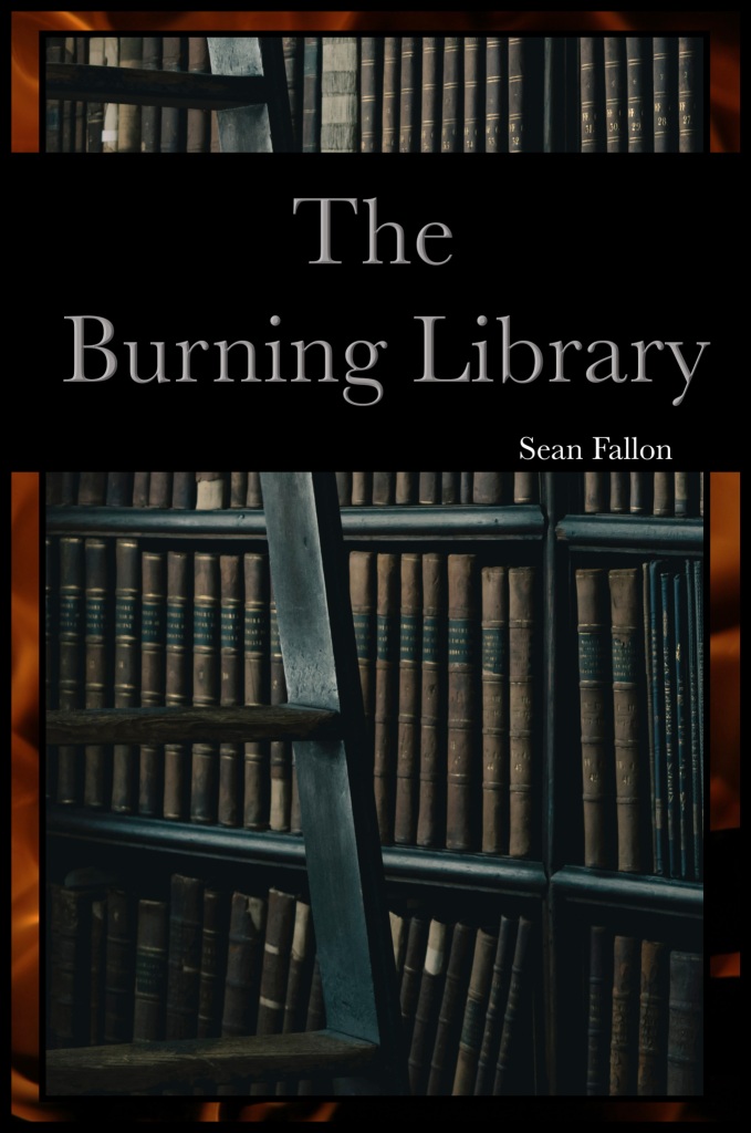 burning library cover